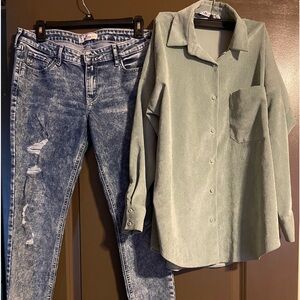 Zara & Hollister outfit 👅